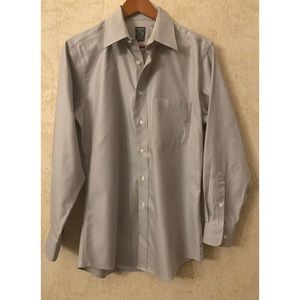 Joseph & Feiss Button Down Long Sleeve Men Dress Shirt Size 15(32/33)